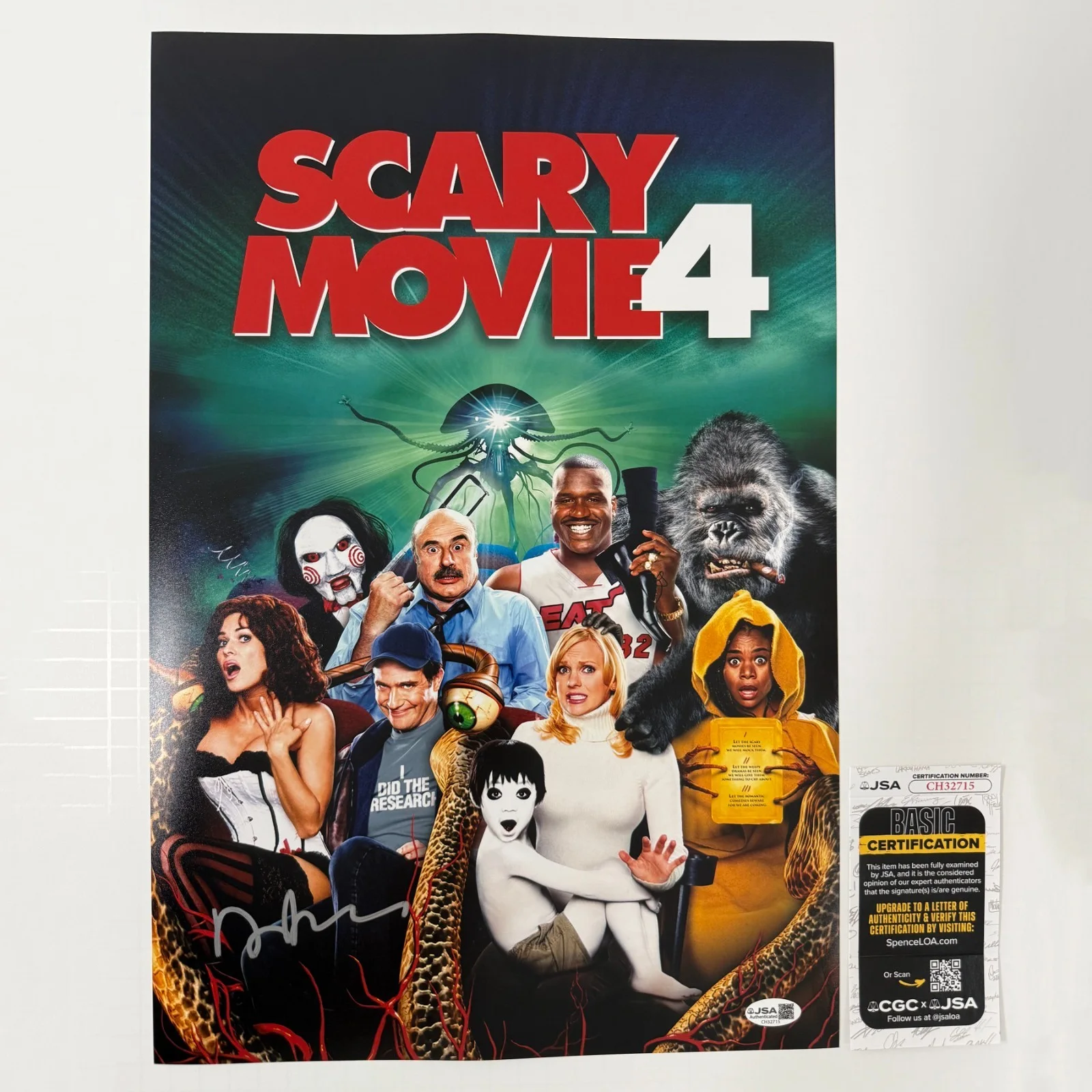 DAVID ZUCKER — DAVID ZUCKER Authentic Hand-signed "SCARY MOVIE 4 Director" 12x18 Photo JSA COA