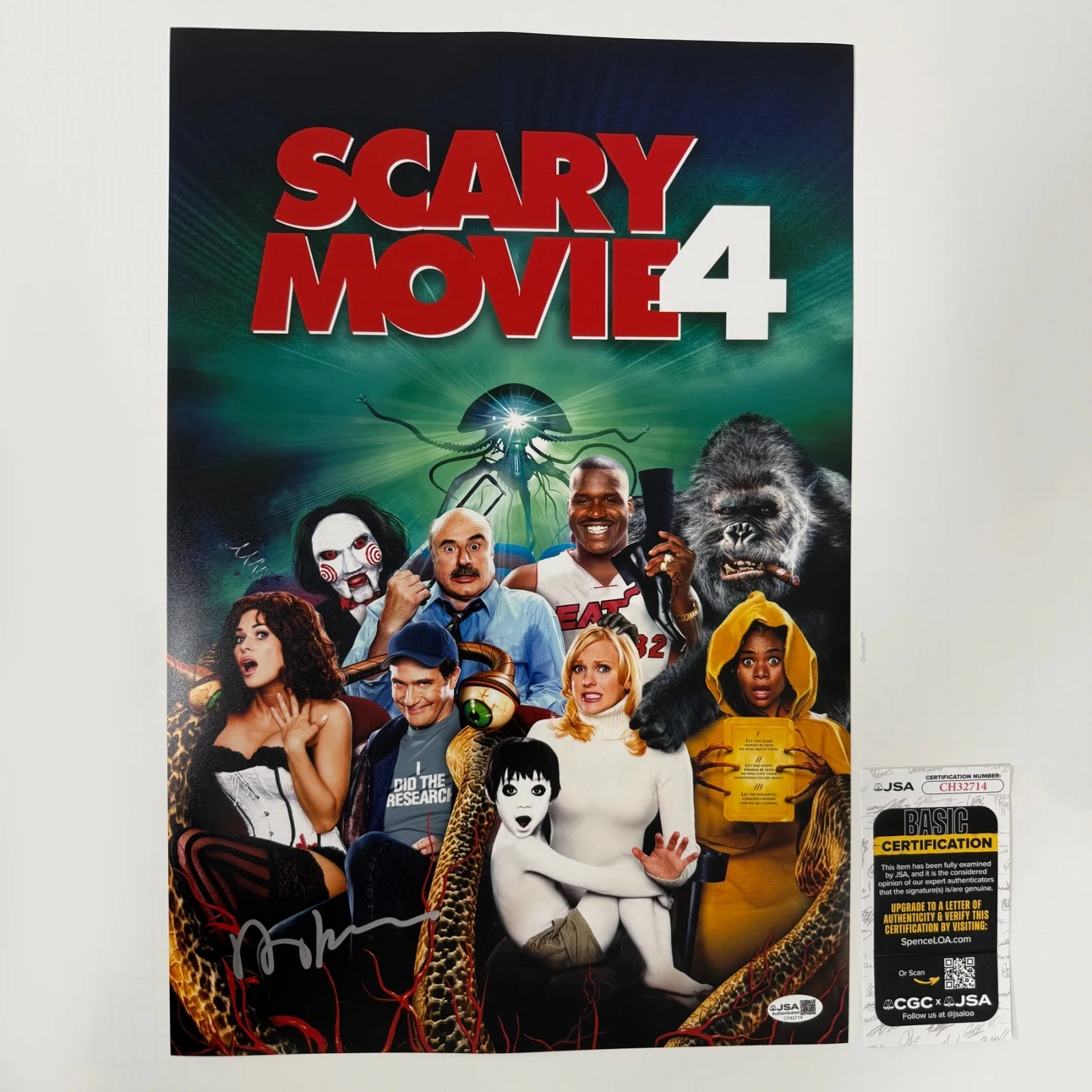 DAVID ZUCKER — DAVID ZUCKER Authentic Hand-signed "SCARY MOVIE 4 Director" 12x18 Photo JSA COA