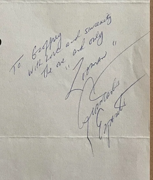 Giancarlo Esposito — Giancarlo Esposito Signed Autograph Signatures 7.25x9.5 Zooman & The Sign, изображение 2