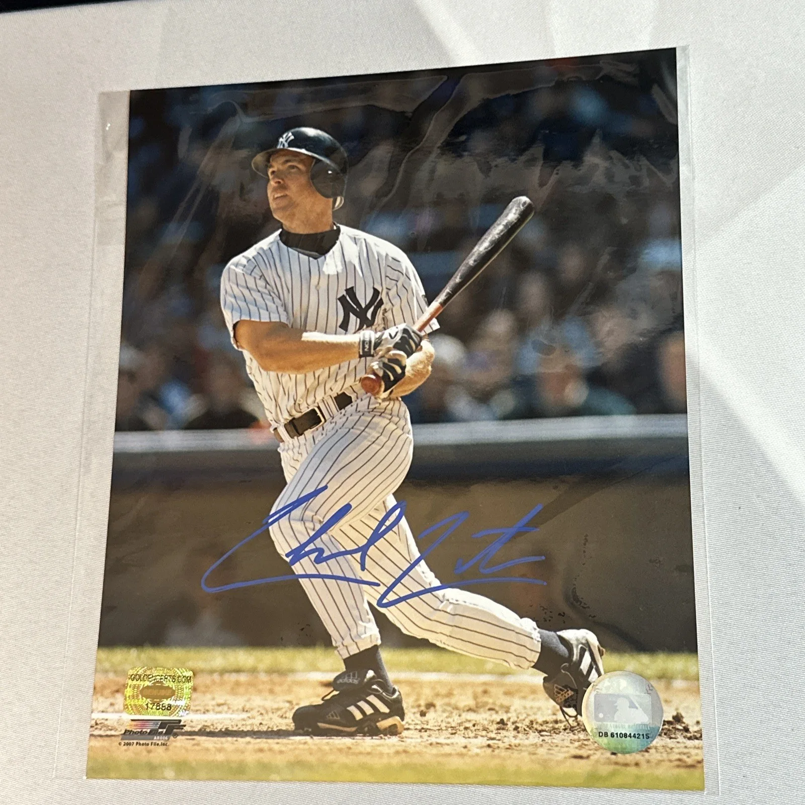 Chad Curtis — Chad Curtis - Signed 8x10 Photo - With COA - Mint, изображение 2