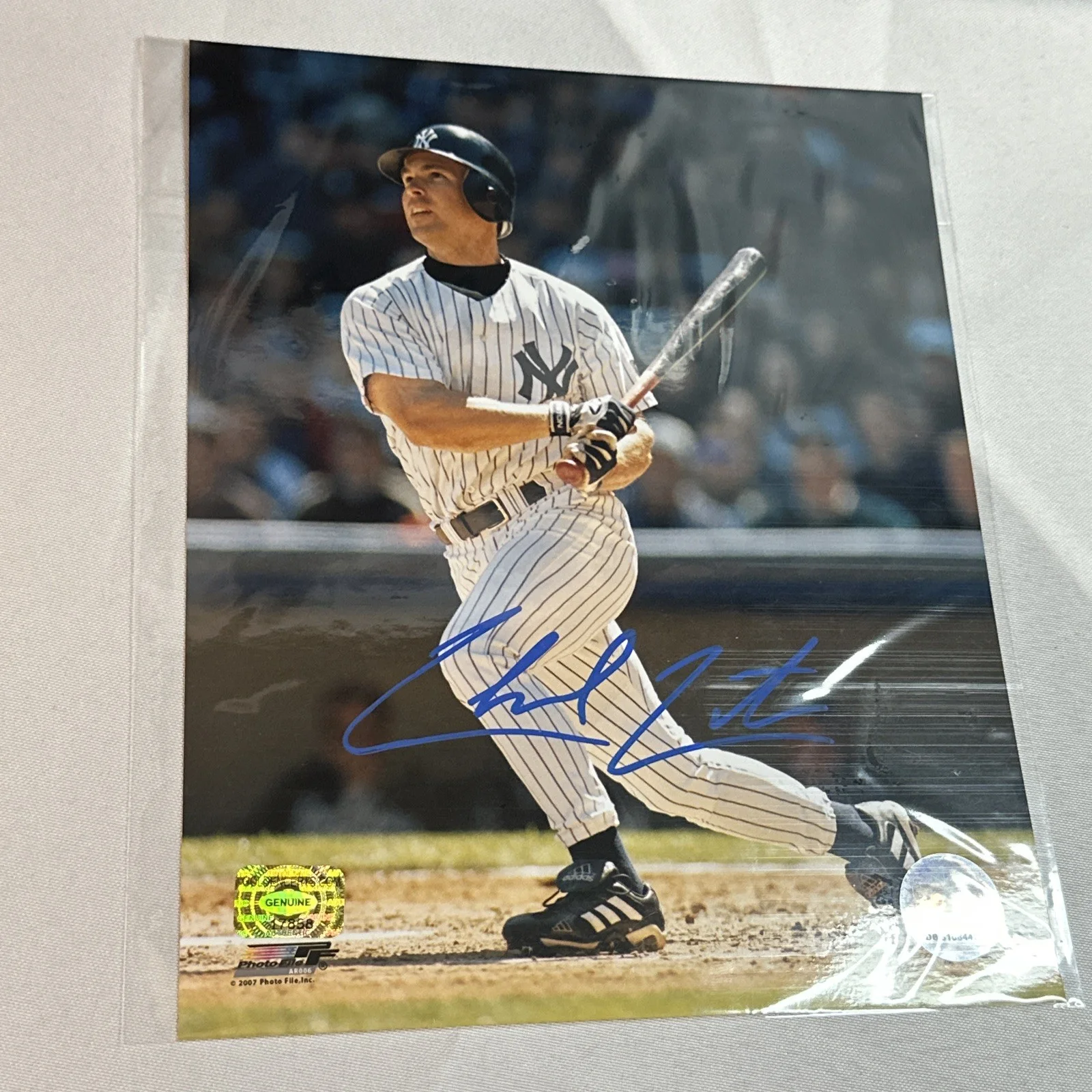 Chad Curtis — Chad Curtis - Signed 8x10 Photo - With COA - Mint, изображение 3