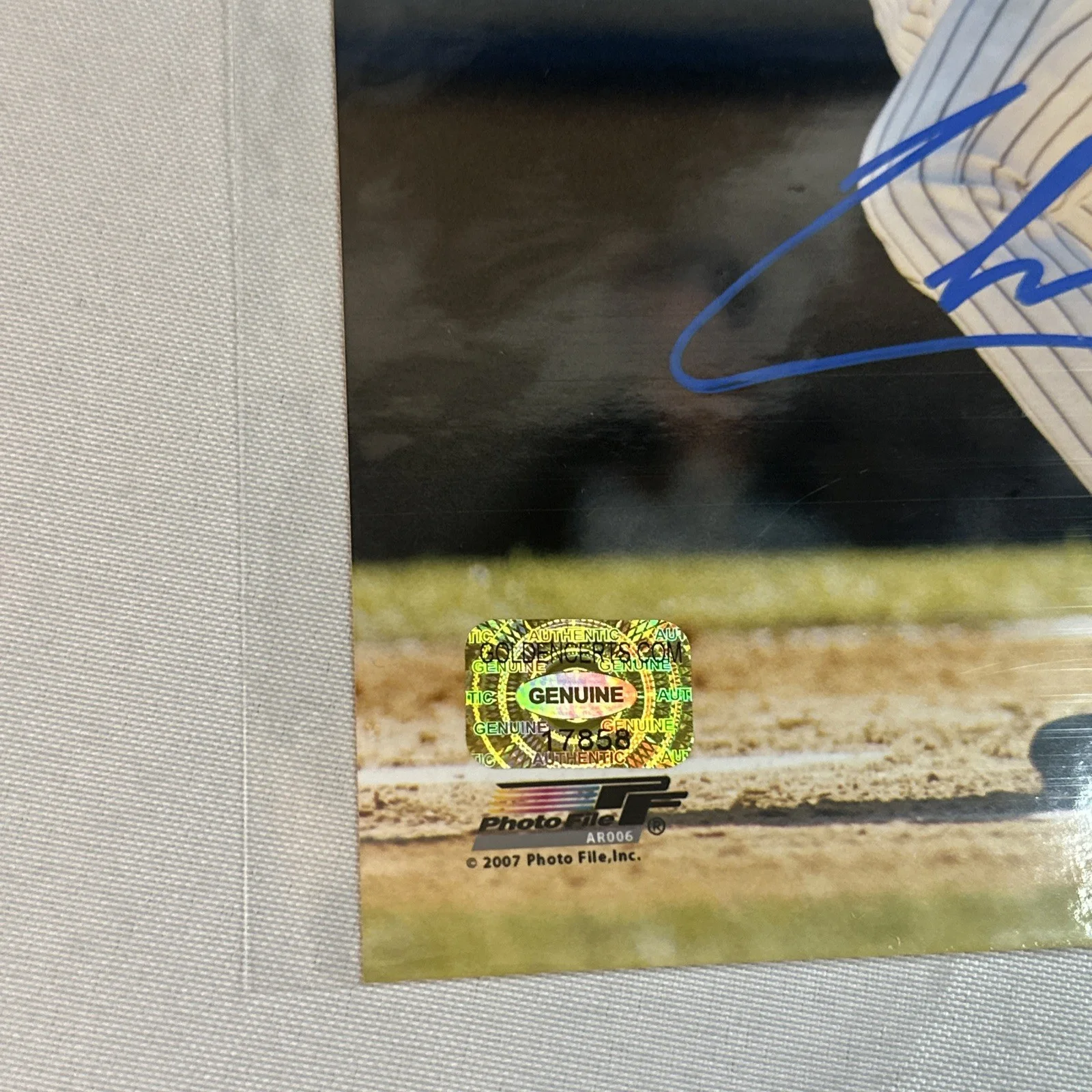 Chad Curtis — Chad Curtis - Signed 8x10 Photo - With COA - Mint, изображение 4