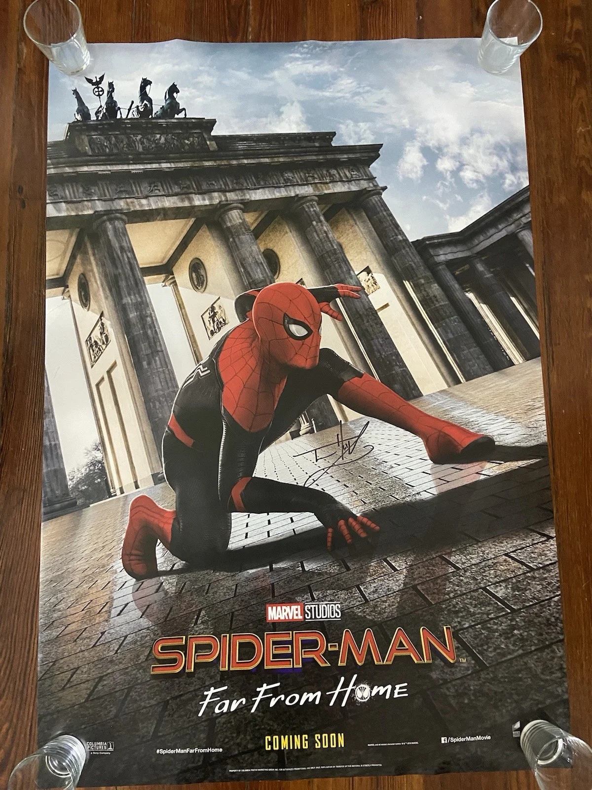 Tom Holland — Spider-Man: Far From Home Poster Signed By Tom Holland - Includes COA, image 2