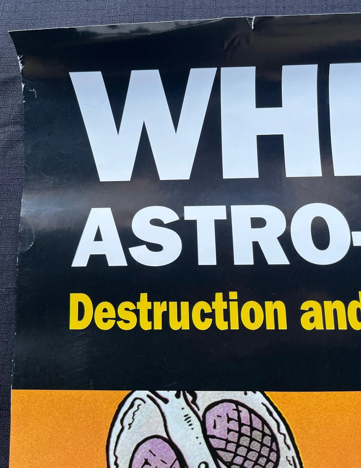 JOHN TEMPESTA White Zombie — WHITE ZOMBIE 1995 John Tempesta signed Geffen SICK Astrocreep 2000 POSTER VG, изображение 5