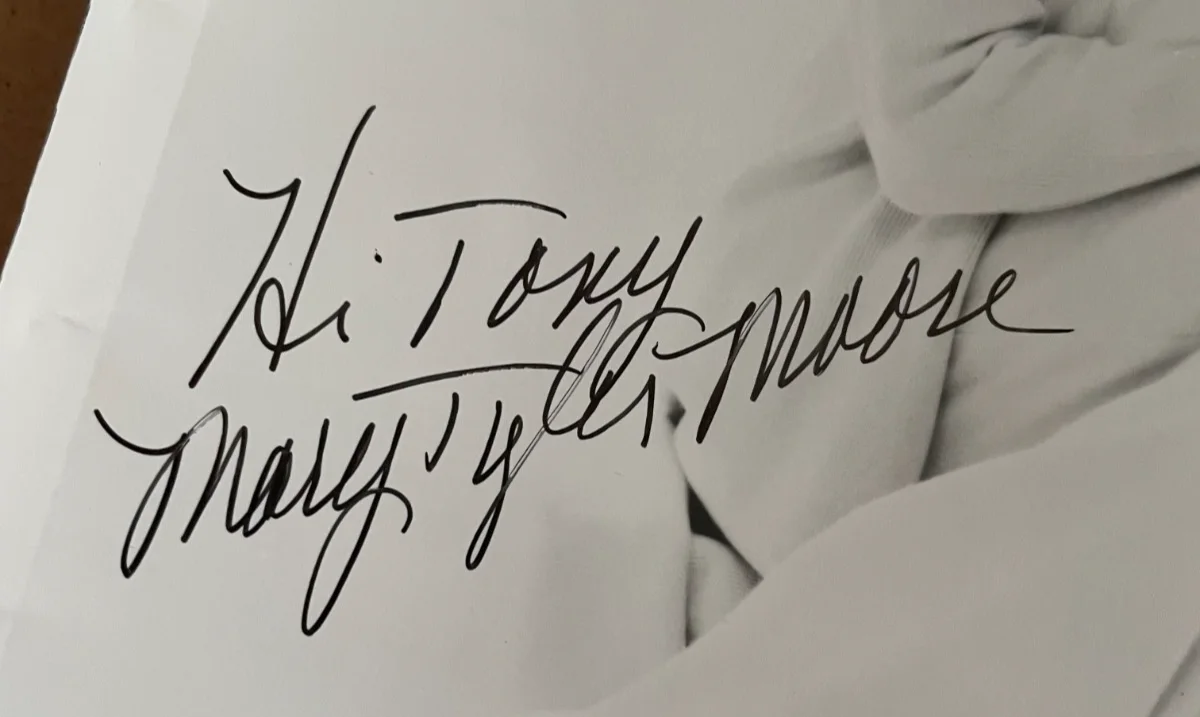Dick Van Dyke, Mary Tyler Moore — Dick Van Dyke 8.5x11 & Mary Tyler Moore 8x10 Signed Autograph Signatures Photos, изображение 2