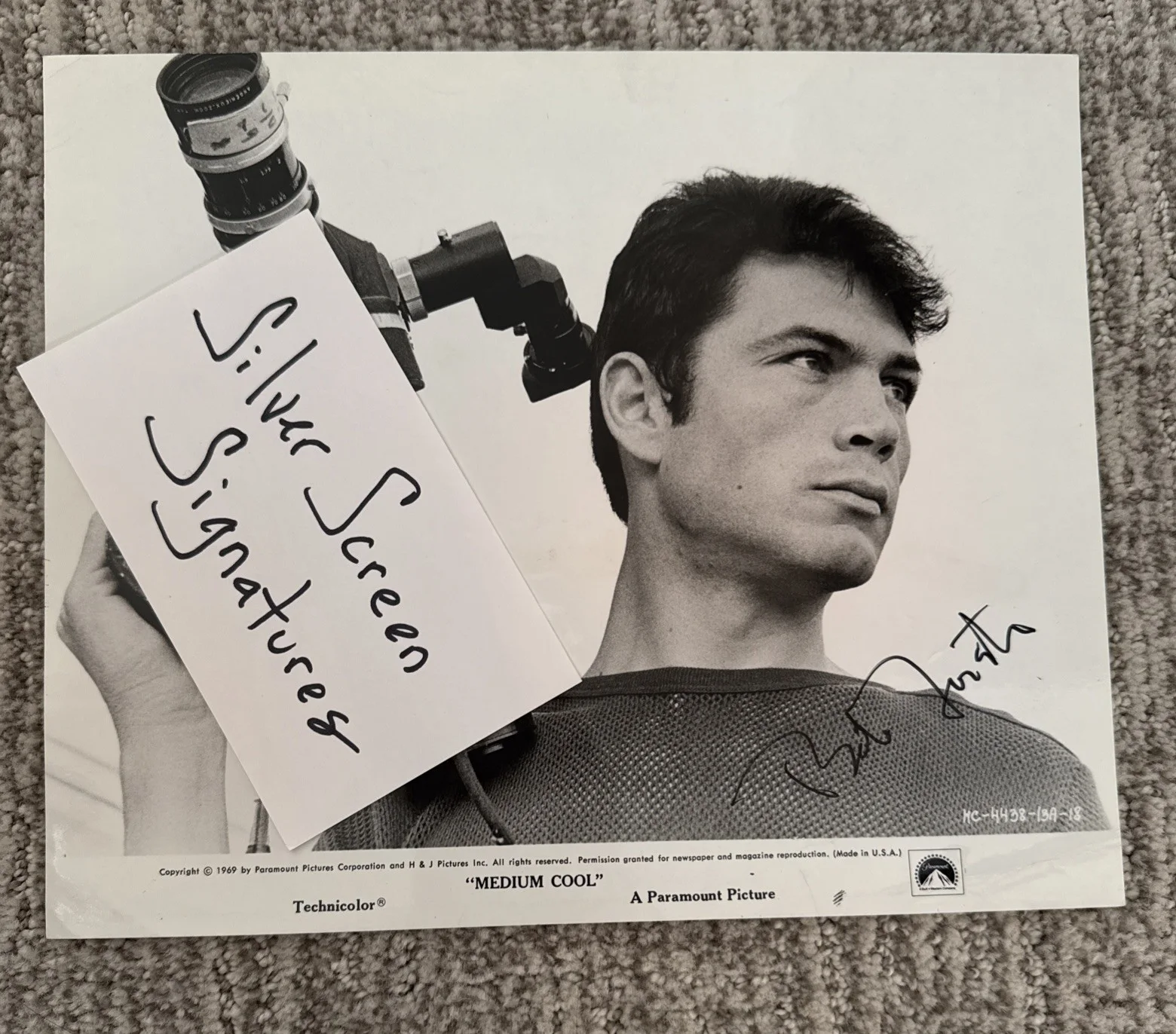 Robert Forster PHOTO Autograph COA JSA Signed Medium Cool 8x10, image 3