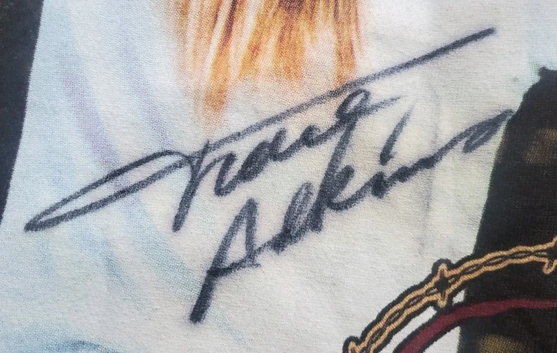NICE Autographed 2004 Tour Concert Shirt T-Shirt Trace Adkins Signed JSA Music, изображение 3