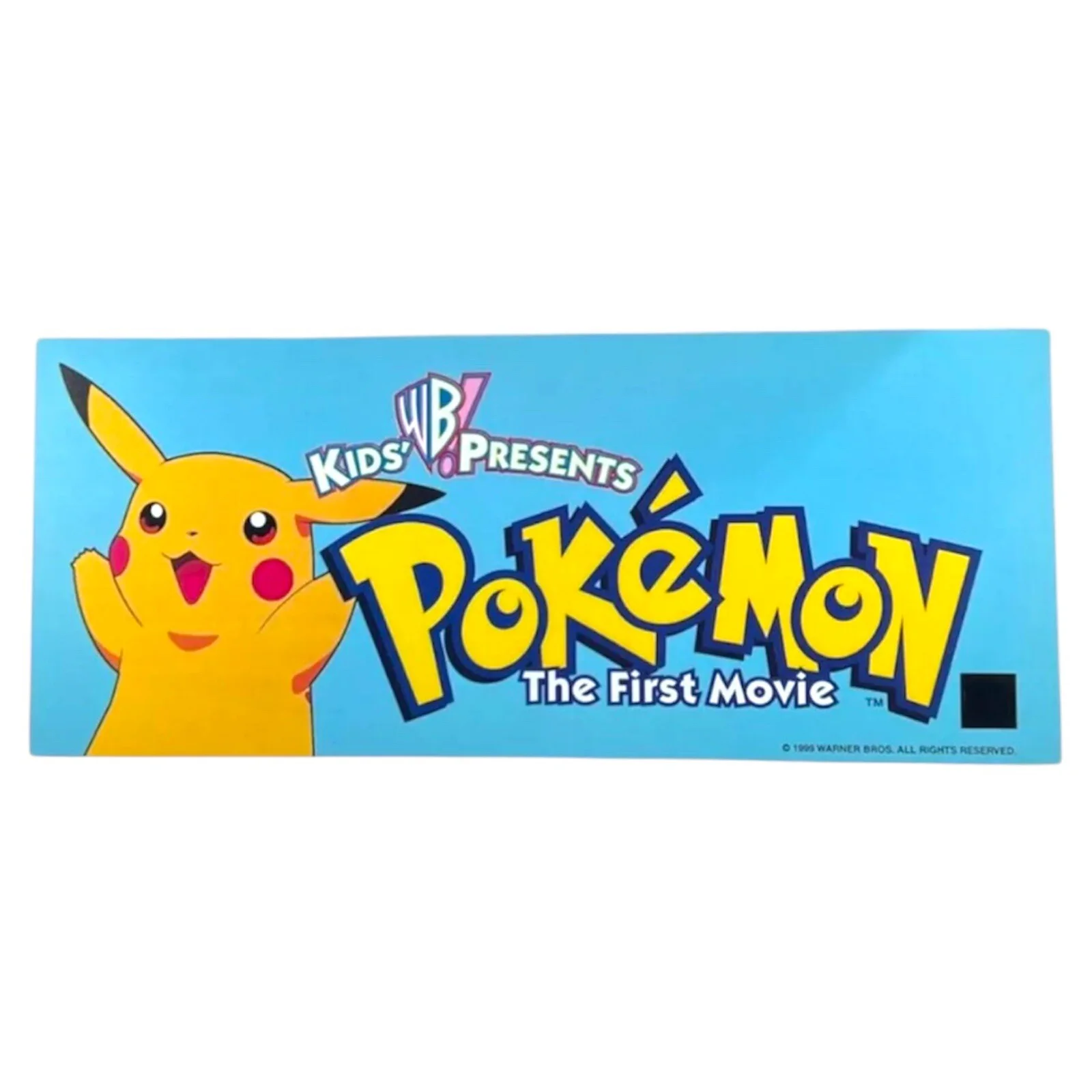 Pokemon The First Movie Video VHS Shop Promo Advertising Slide Poster Framed, изображение 2
