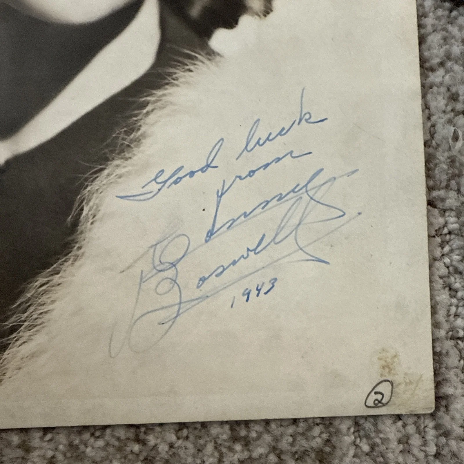 Connee Conny Connie Boswell Boswell 1943 signed James Kriegsmann Photo JSA COA, image 4