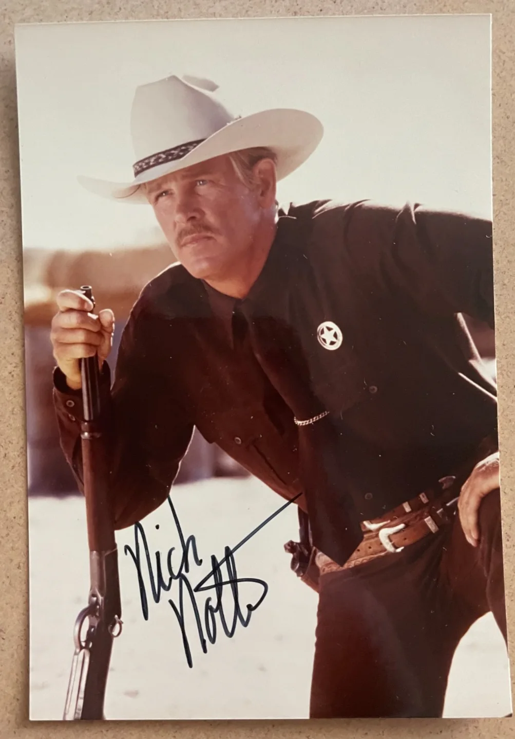 Nick Nolte — Nick Nolte Signed Autograph Signature 3.5x5 Glossy Photograph