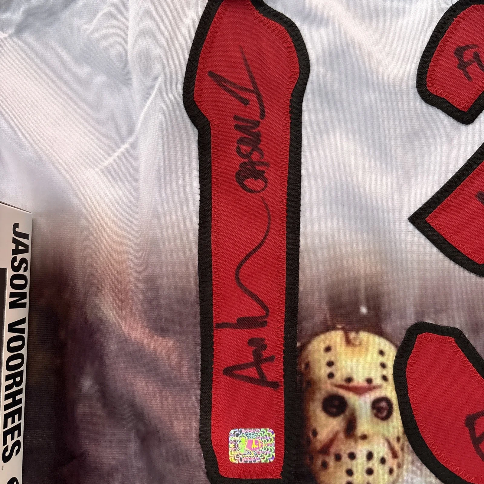 Ari Lehman — Ari Lehman Signed Friday the 13th Set-Jersey/Mask/Funko/8X10 Photo-Ari/BAS/PPC, изображение 4