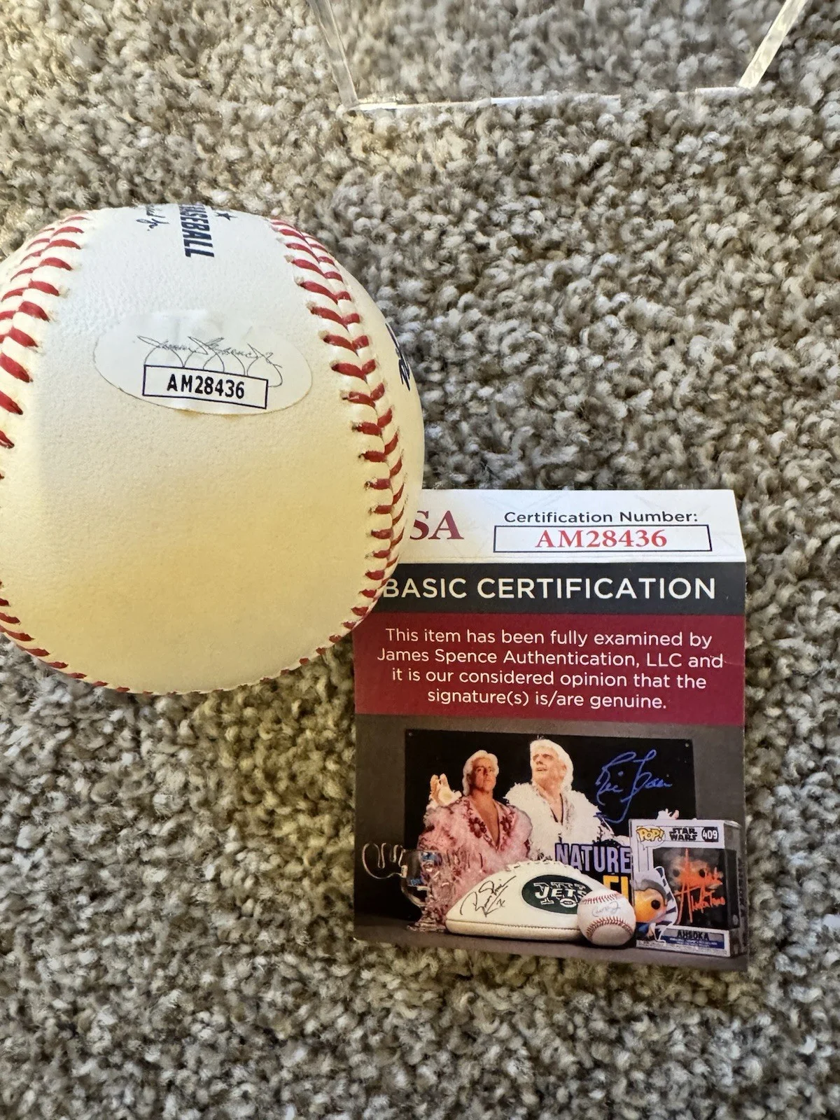 Lil Tecca Signed Baseball JSA COA Rap/Hip-Hop Artist Autograph, image 2