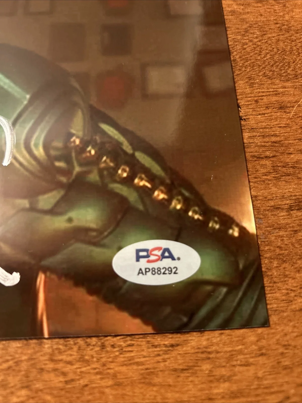 Willem Dafoe — Willem Dafoe Signed Green Goblin Spider Man 8x10 Photograph PSA COA Autograph, изображение 3