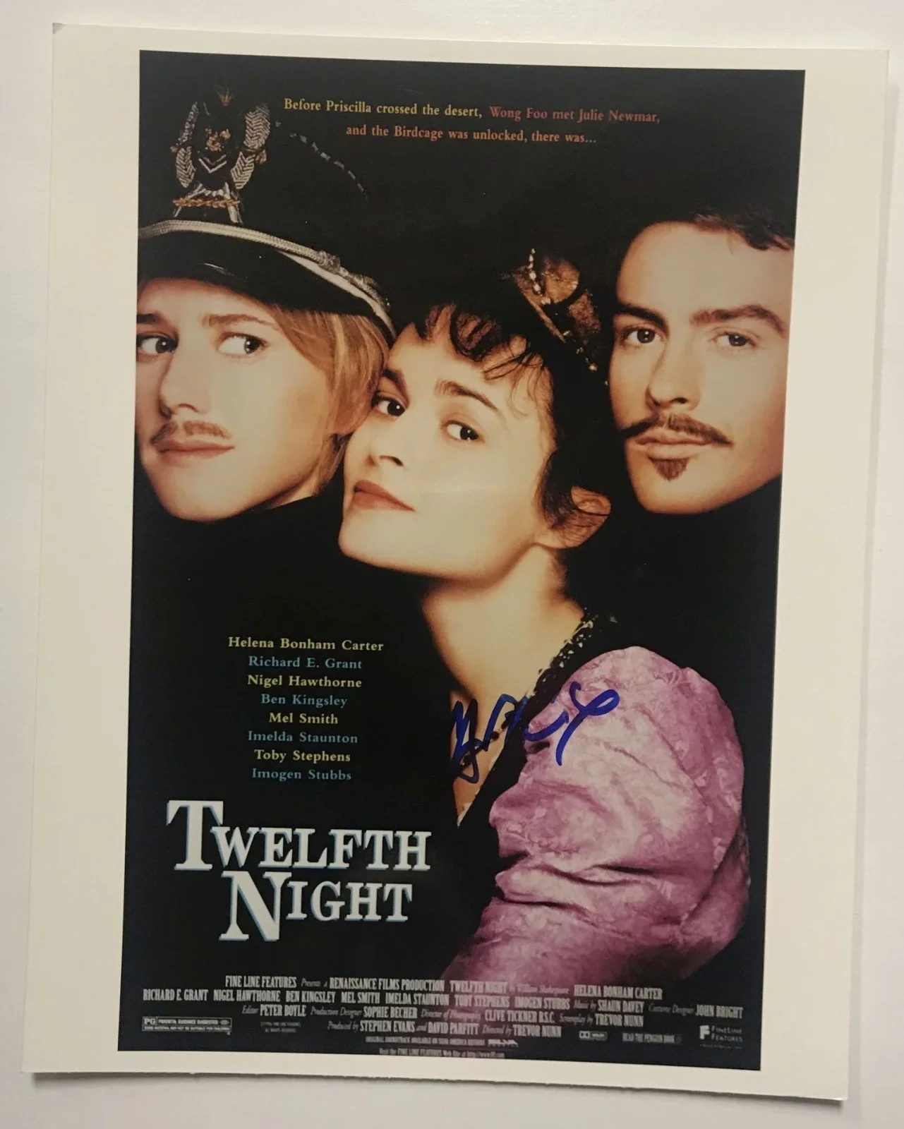 Helena Bonham Carter — Helena Bonham Carter Signed Autographed "Twelfth Night" Glossy 8x10 Photo