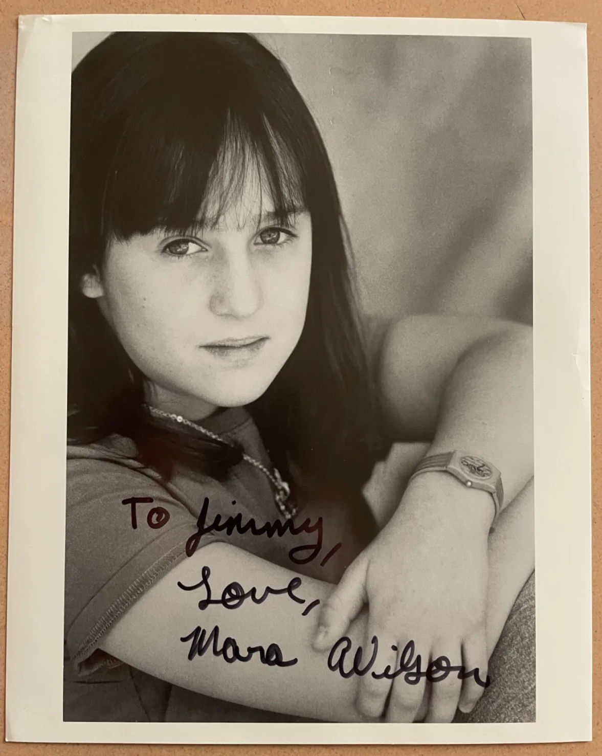 Mara Wilson — Mara Wilson Signed Autograph Signature 8x10 B&W Glossy Photograph