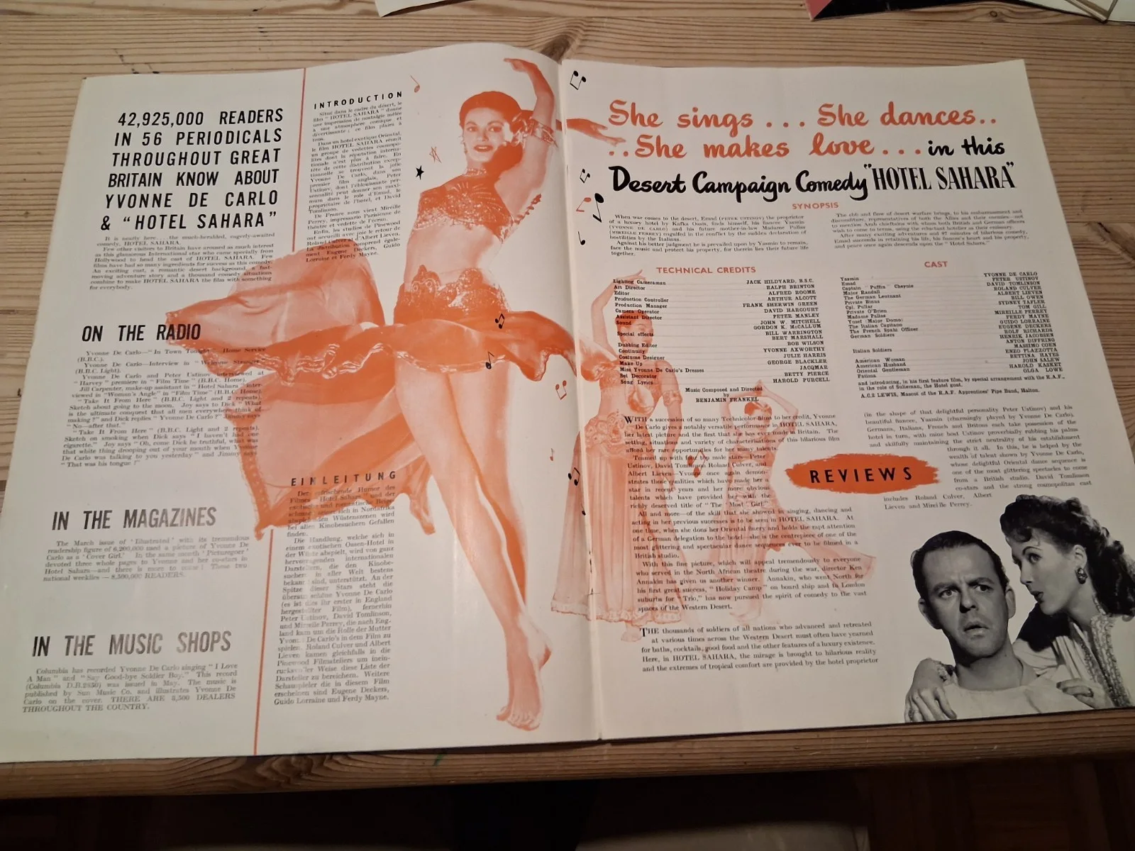 1954 Exhibitors Campaign book & flyer for ''The Diamond '' + Take Your Pick, image 3