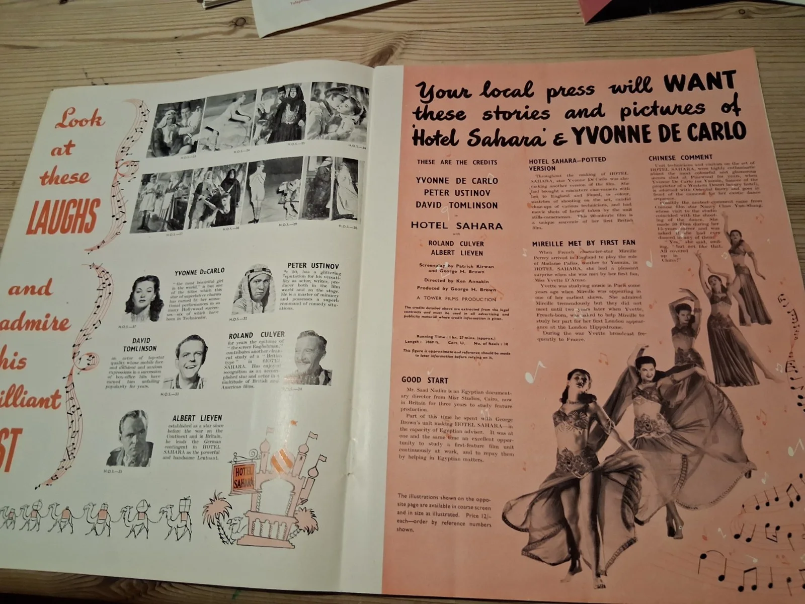 1954 Exhibitors Campaign book & flyer for ''The Diamond '' + Take Your Pick, image 4