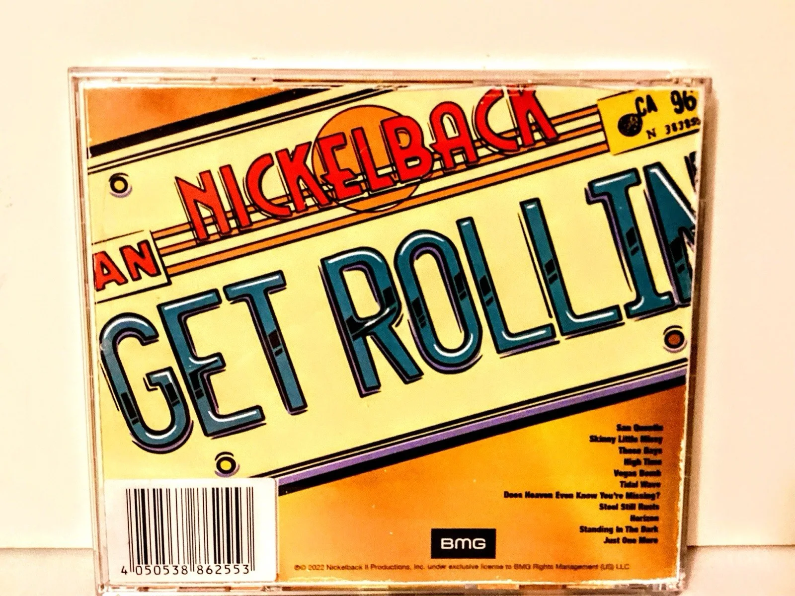 Nickelback Authentic Signatures Get Rolling CD and Drumsticks & picks, image 3