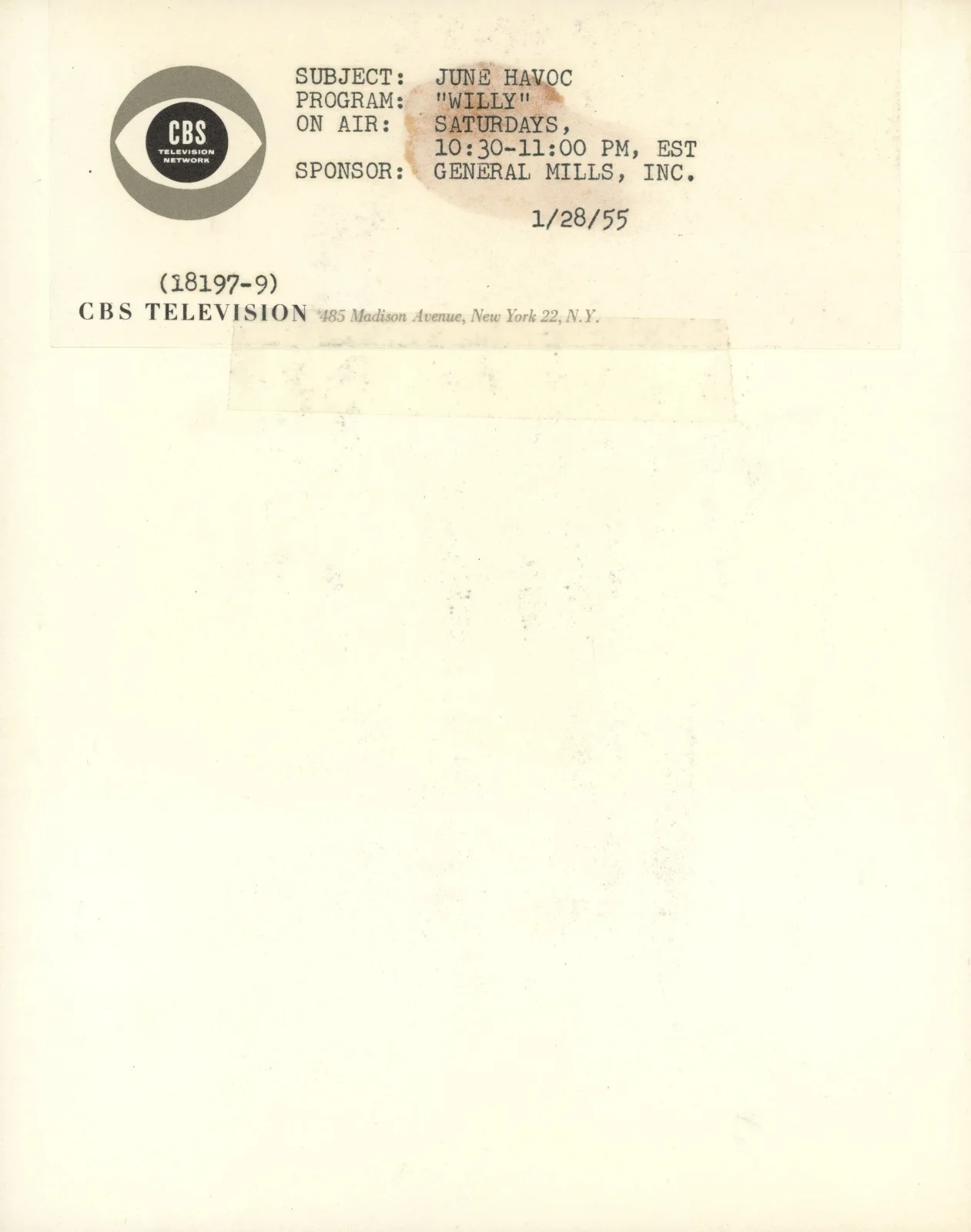 Vintage June Havoc Signed Letter - Willy, image 2