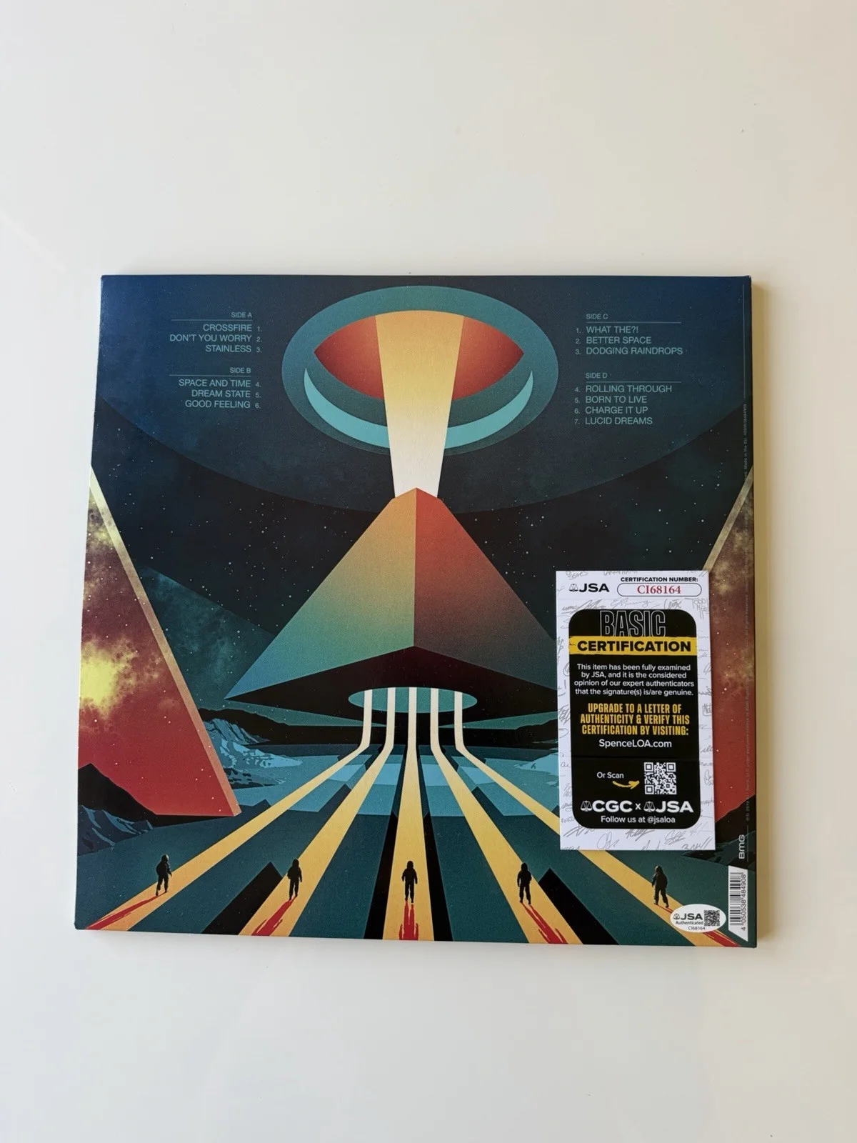 311 Band Autographed Vinyl “Voyager” Nick Hexum Chad Sexton P-Nut Tim Mahoney, изображение 2