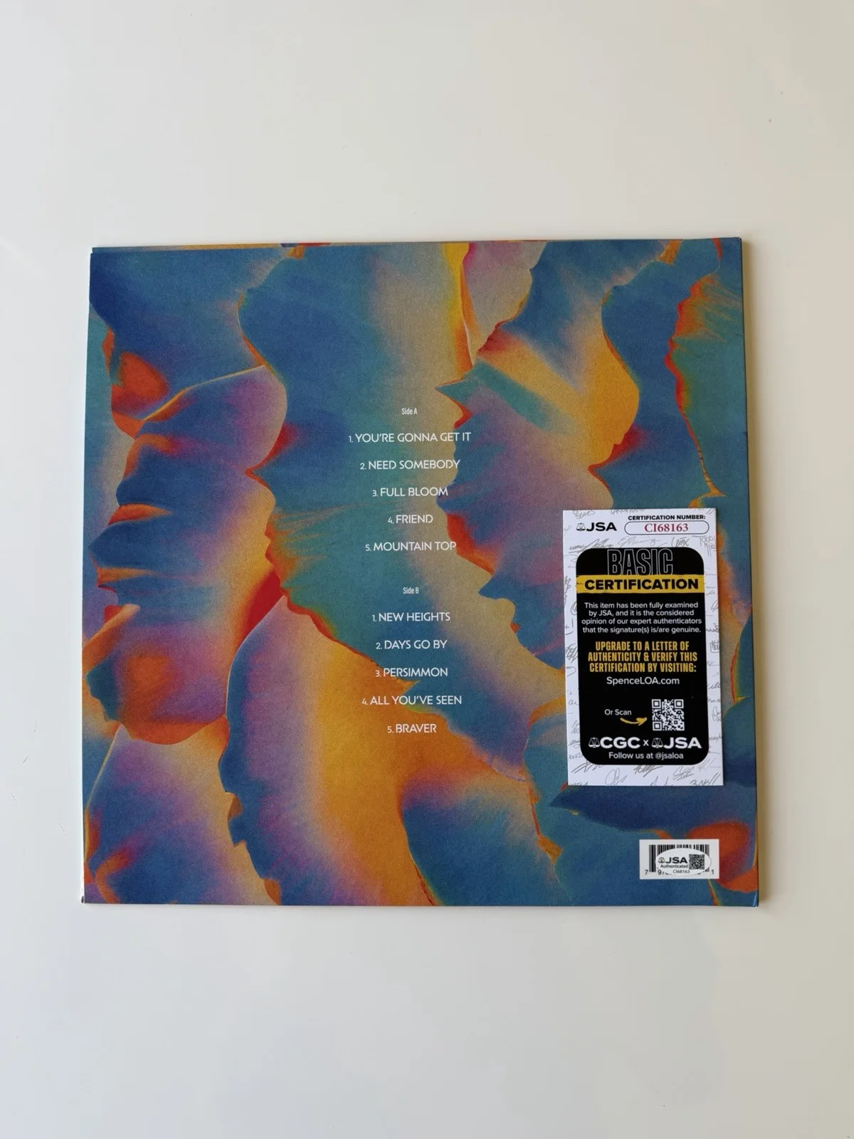 311 Band Autographed Vinyl “Full Bloom” Nick Hexum Chad Sexton P-Nut Tim, image 2