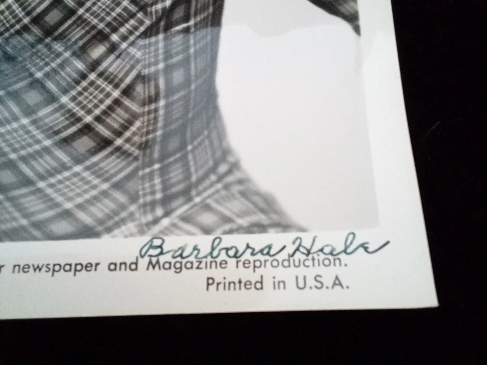 Barbara Hale — Barbara Hale Signed 8x10 Black & White Photo JSA Certified Autograph Inscribed #, изображение 4