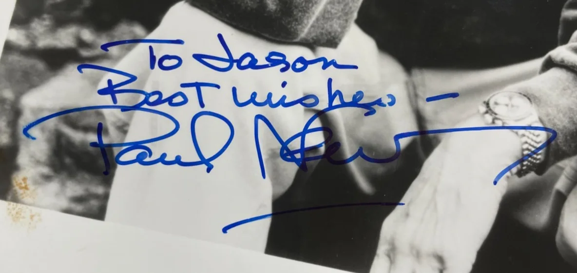 Paul Newman — Paul Newman Signed Autograph Signature 5x7 B&W Glossy Photograph +, изображение 2