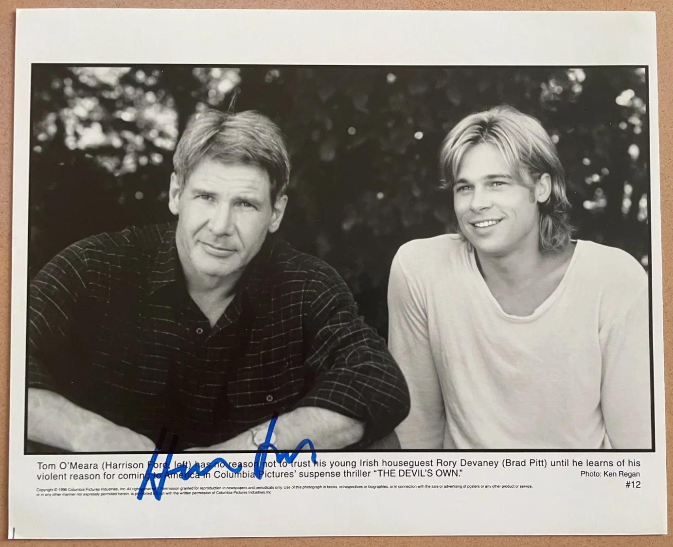 Harrison Ford — Harrison Ford Signed Autograph Signature 10x8 The Devils Own Photograph