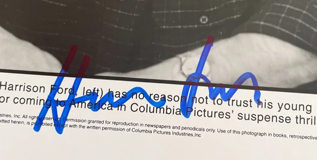 Harrison Ford — Harrison Ford Signed Autograph Signature 10x8 The Devils Own Photograph, изображение 2