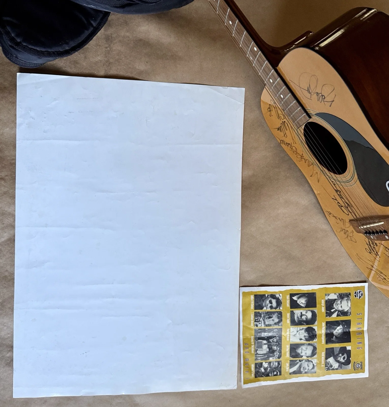 1995 “Rotagilla” Autographed Epiphany Guitar-Hank Williams Jr, George Jones, image 3