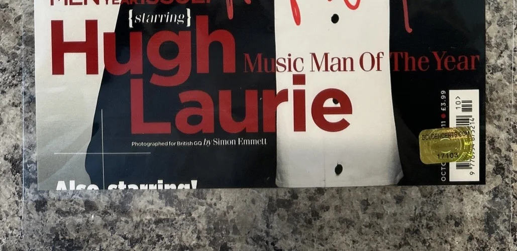 Hugh Laurie — Hugh Laurie Autographed 8x10 Photo With COA “Music Man Of The Year” Photo W/COA, изображение 3