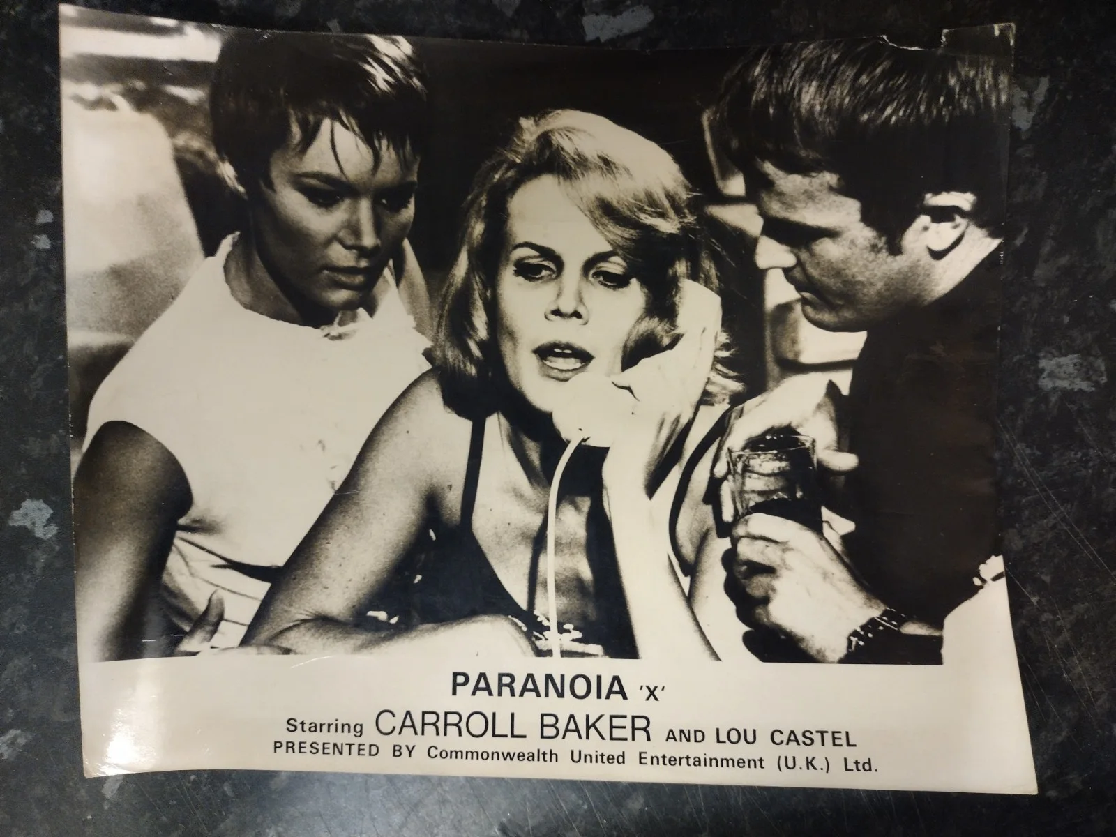 PARANOIA,ORGASMO, 1969. SET OF 5 LOBBY CARDS. CARROLL BAKER,, изображение 3