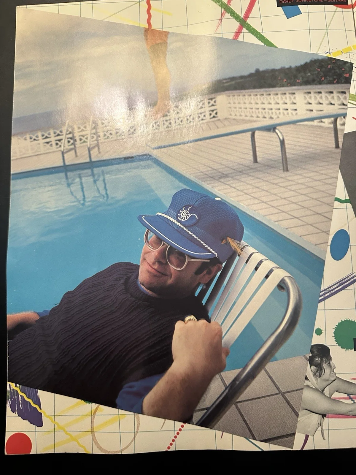 Elton John Signed Tour Program Book 1982 Autograph, image 5