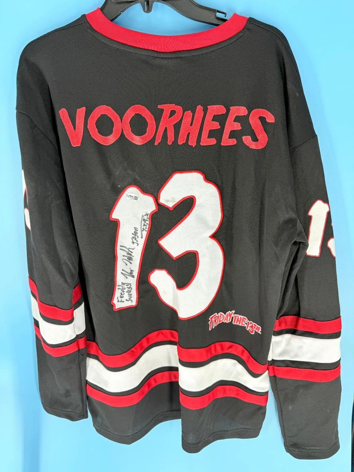 Kane Hodder — Friday The 13th Signed Jason 7, 8,9 M Jersey 3 Kane Hodder JSA Authenticated, image 3