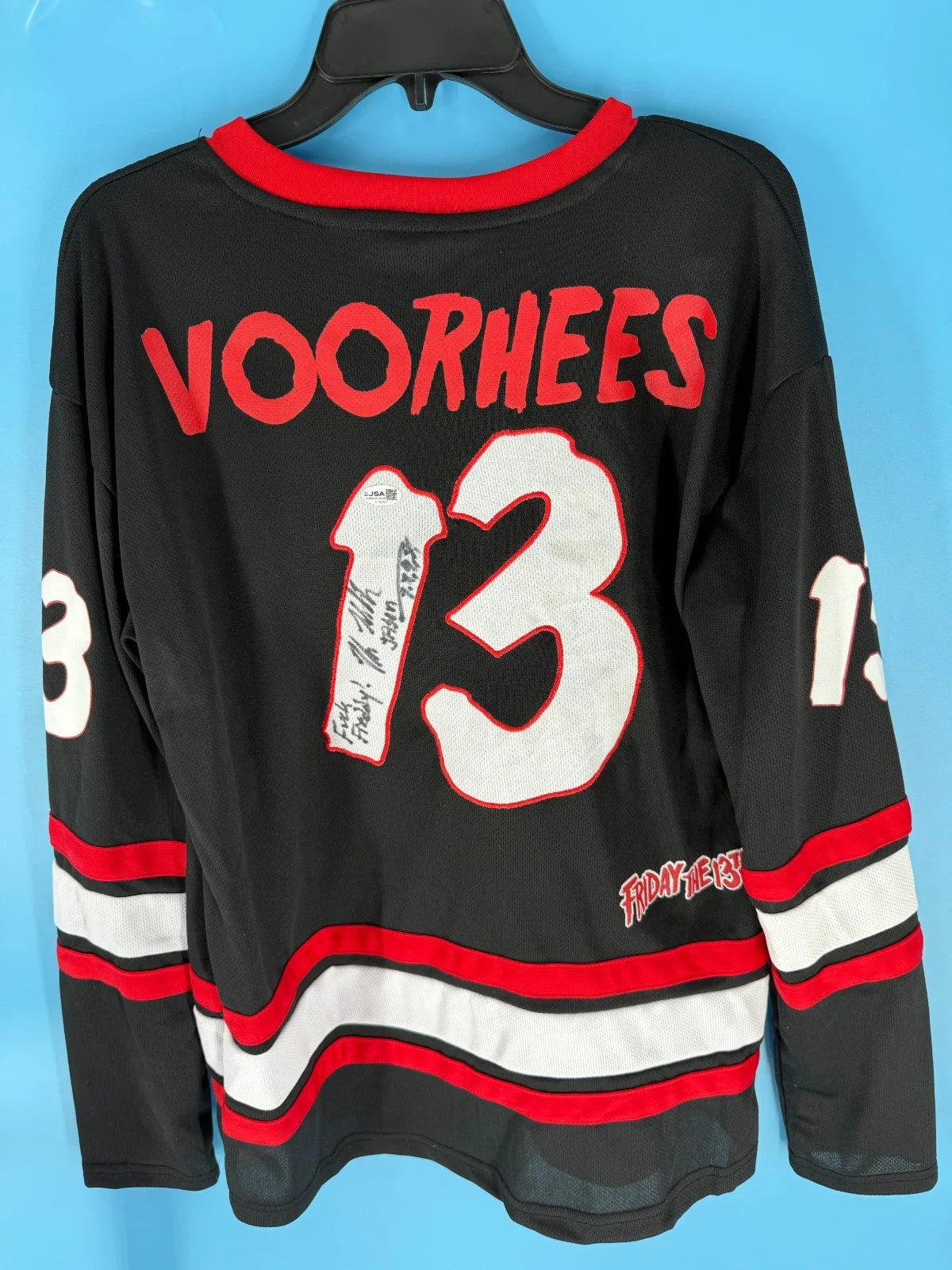 Kane Hodder — Friday The 13th Signed Jason 7, 8,9 M Jersey 2 Kane Hodder JSA Authenticated, image 3
