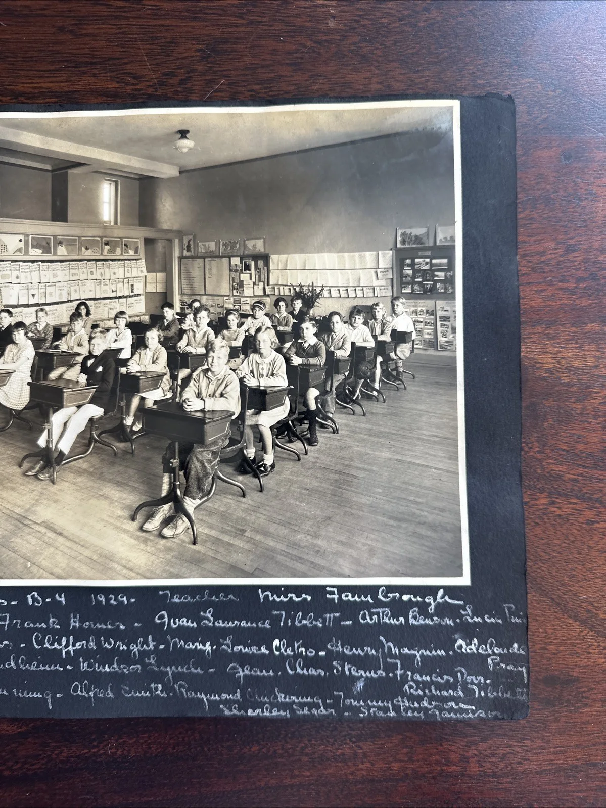 1920s LA Photo Children’s Elementary School Classroom Beverly Hills Los Angeles, image 4