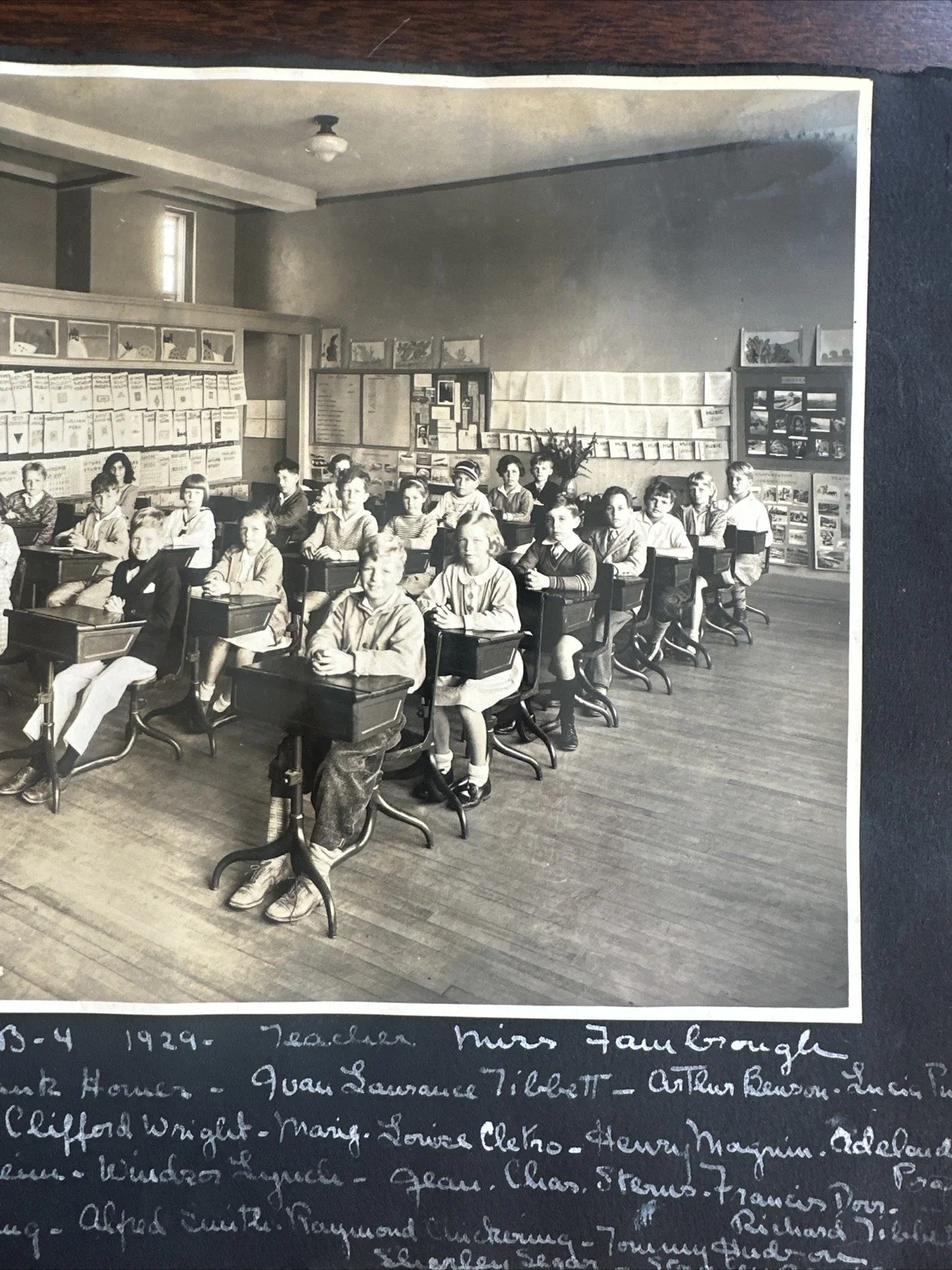 1920s LA Photo Children’s Elementary School Classroom Beverly Hills Los Angeles, image 5