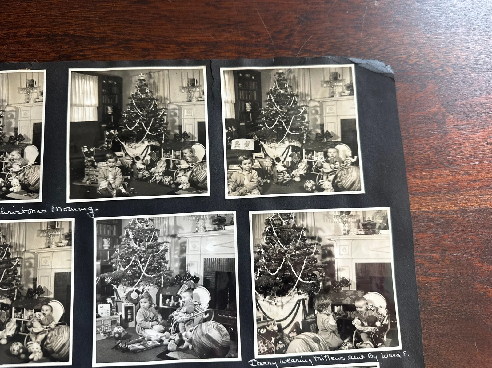 9 Photo Set 1920s Children’s Baby Christmas Story LA Beverly Hills Los Angeles, изображение 3
