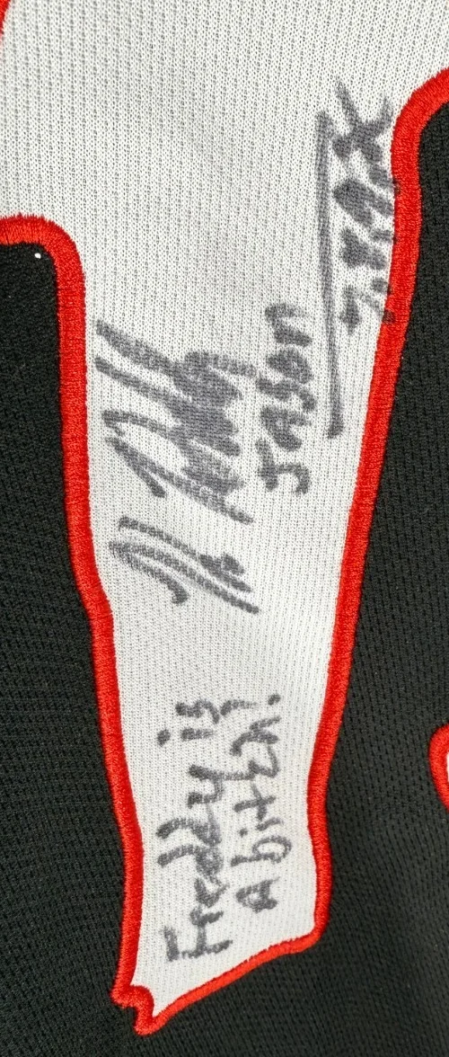 Kane Hodder — Friday The 13th Signed Jason 7, 8,9 L Jersey Kane Hodder JSA Authenticated Mint, image 2