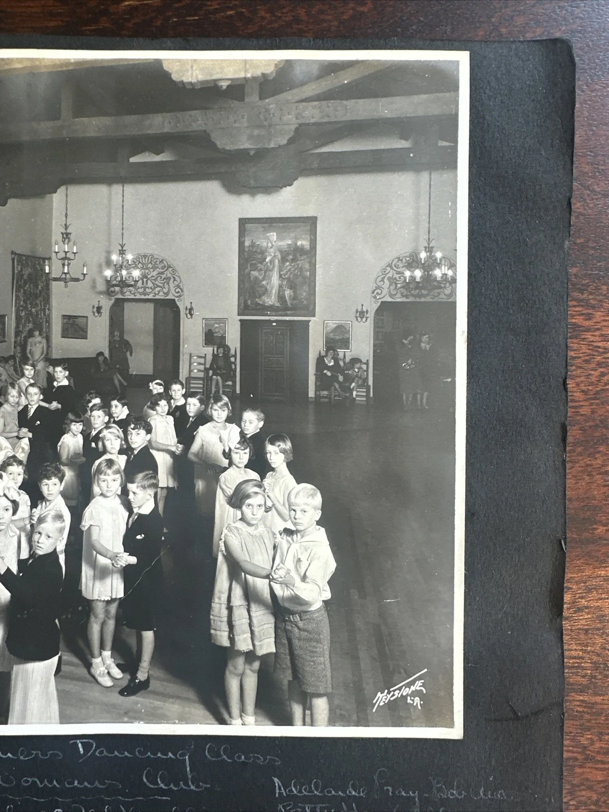 Children’s Dance Class LA Beverly Hills Women’s Club Los Angeles Photo 1920s VTG, изображение 3