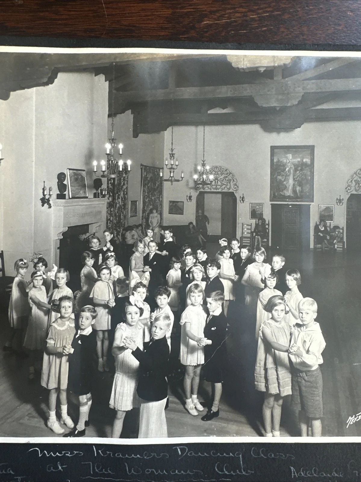 Children’s Dance Class LA Beverly Hills Women’s Club Los Angeles Photo 1920s VTG, изображение 4
