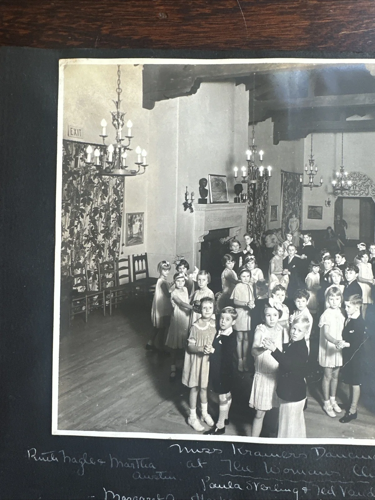 Children’s Dance Class LA Beverly Hills Women’s Club Los Angeles Photo 1920s VTG, изображение 5