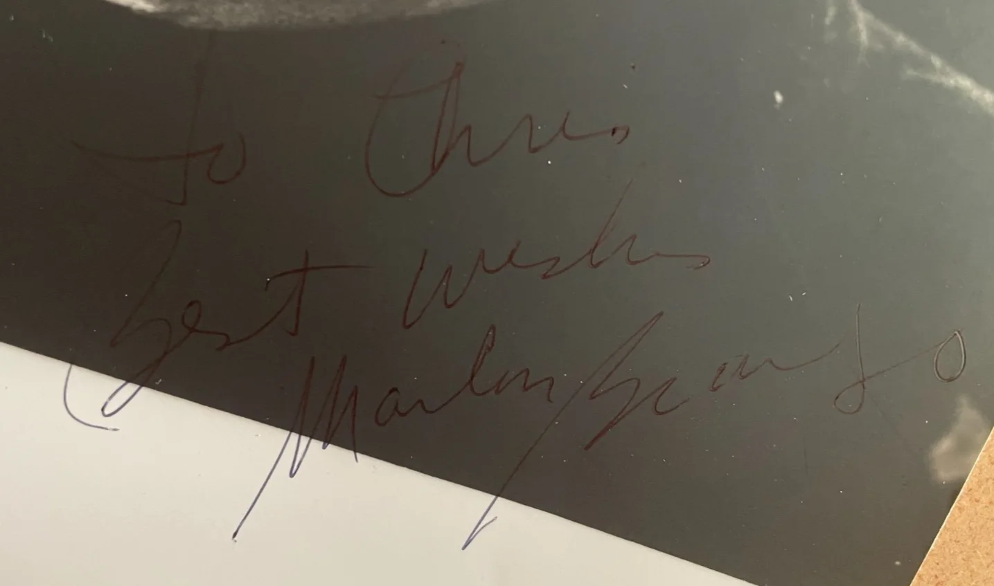 Marlon Brando — Marlon Brando Signed Autograph Signature 8x10 Superman Lex Luther Photograph, изображение 2