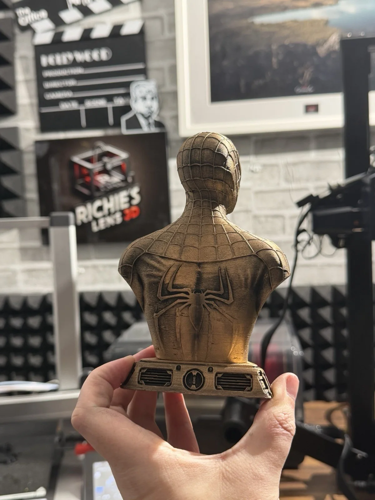 Spider-Man Bust – 3D Printed Display Model, image 3