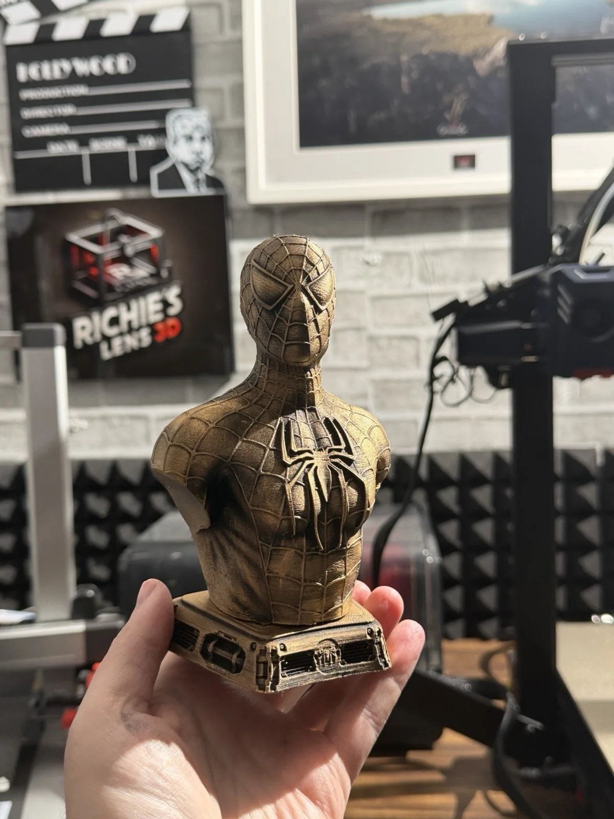 Spider-Man Bust – 3D Printed Display Model, image 4