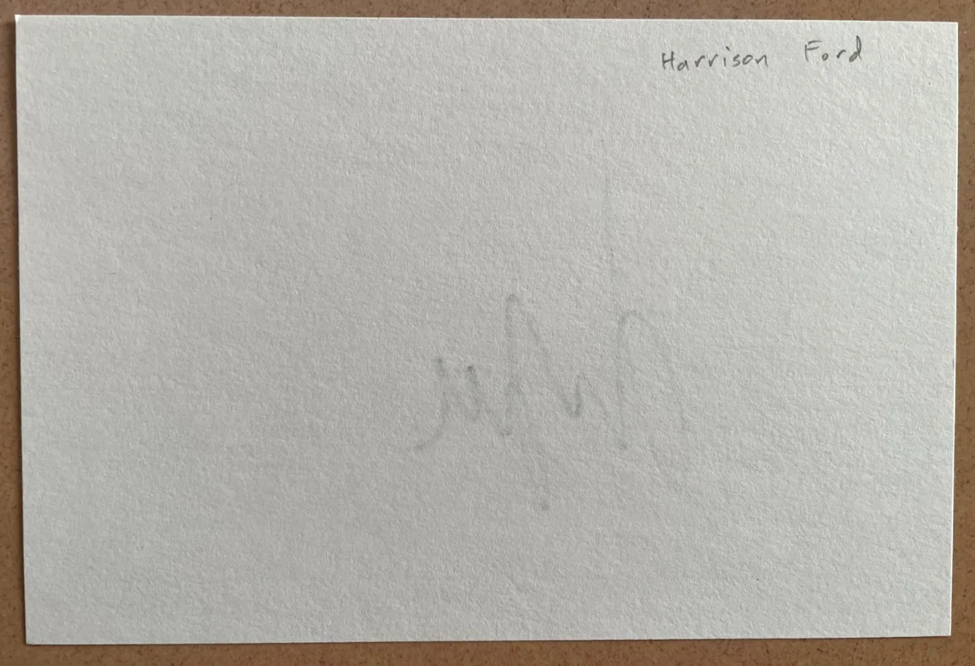 Harrison Ford — Harrison Ford Signed Autograph Signature 6x4 Index Card w/Photograph & COA, изображение 3