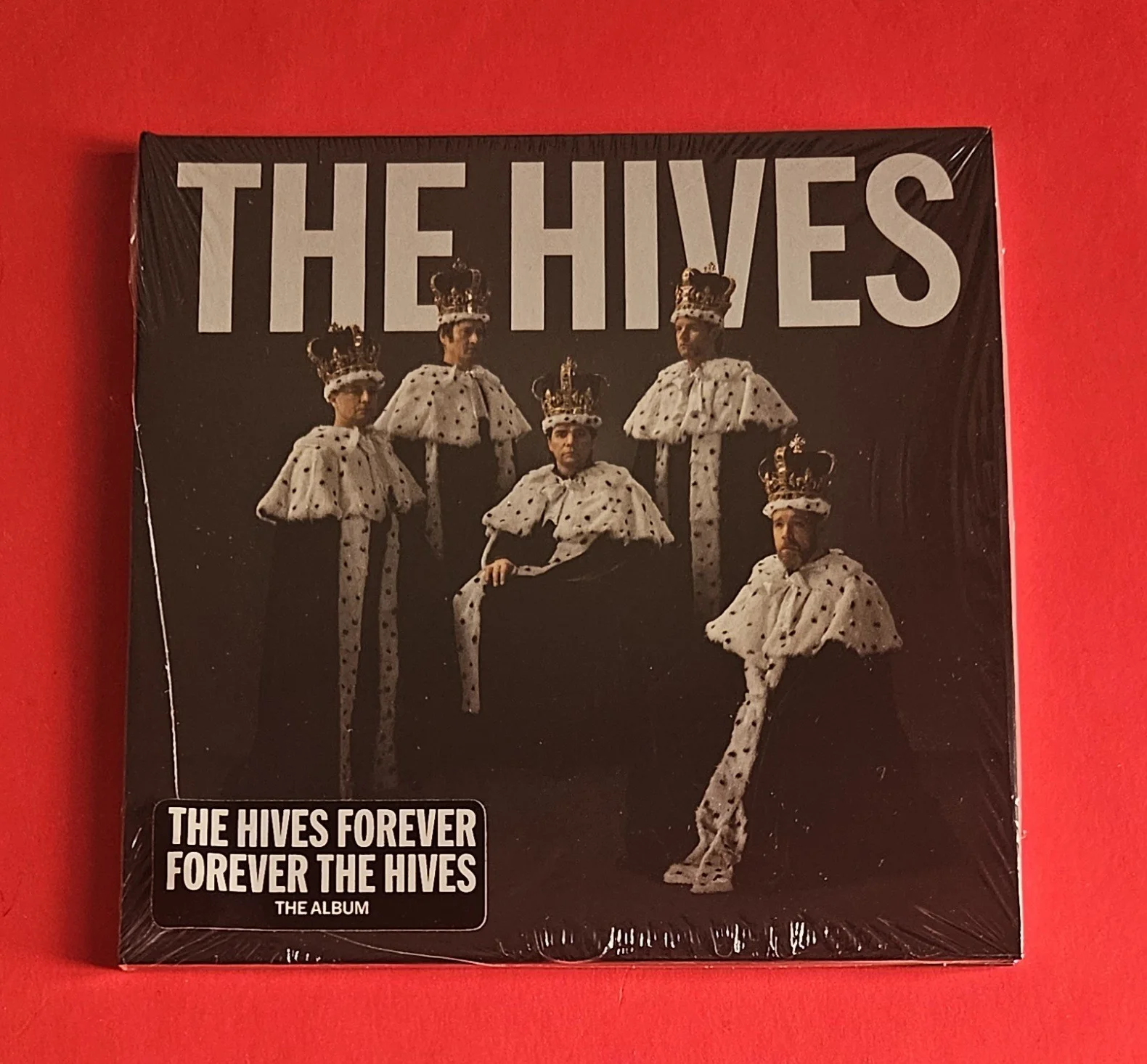 THE HIVES COMPLETE BAND X5 SIGNED THE HIVES FOREVER CD POSTER + JSA COA psa Bas, изображение 3