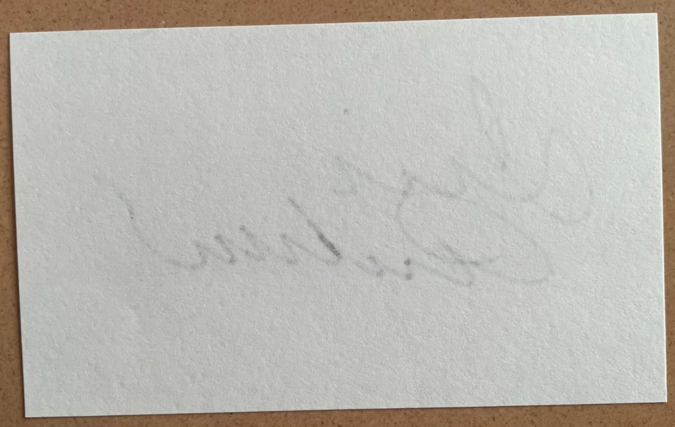 Julie Andrews — Julie Andrews Signed Autograph Signature 5x3 Index Card with Photograph & COA, изображение 3