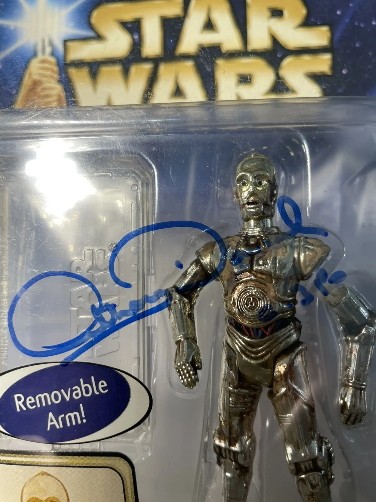 Anthony Daniels — Star Wars Anthony Daniels Signed C-3PO A New Hope Action Figure COA, image 3