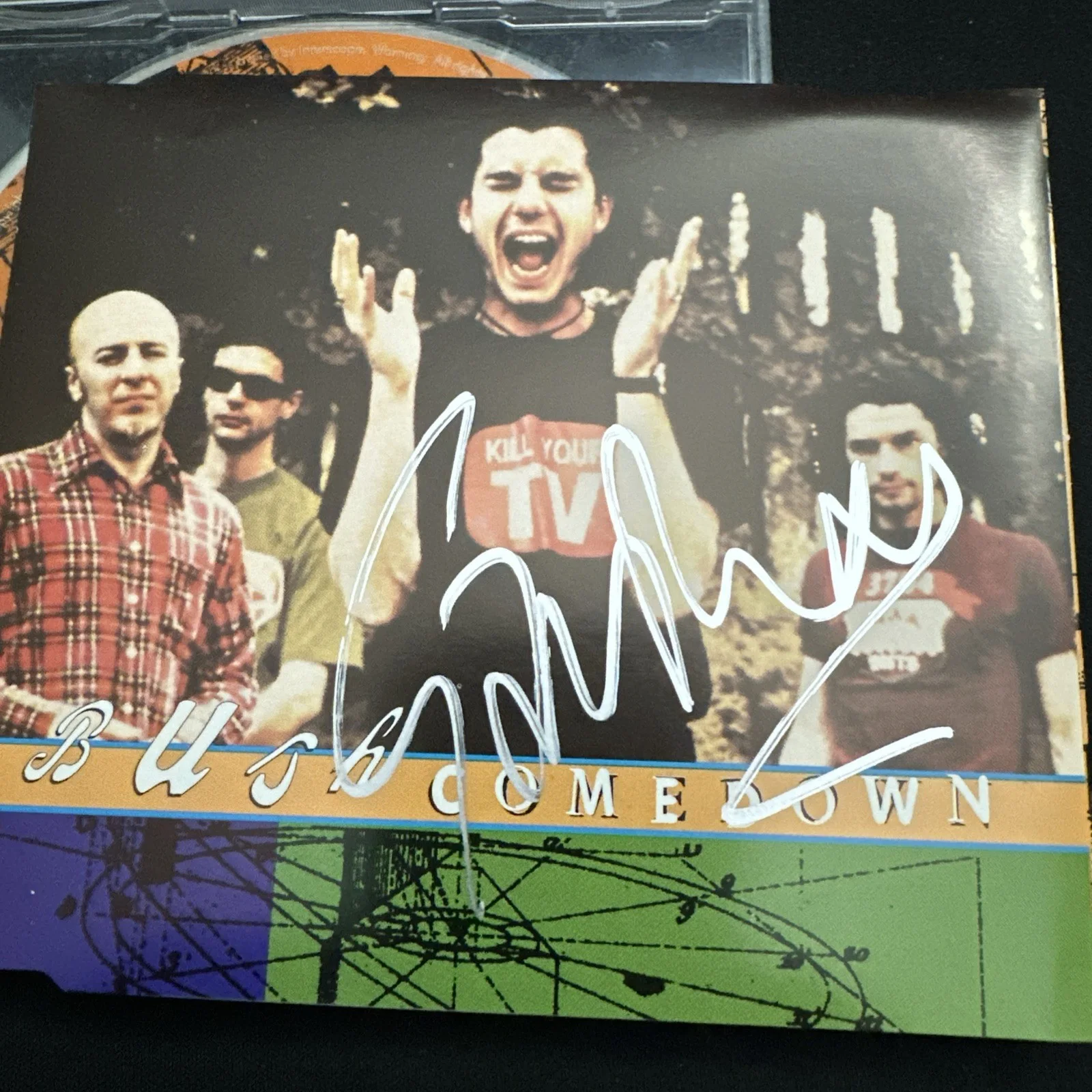 Bush Comedown CD Single Autographed By Gavin Rossdale Made In Germany Rare, изображение 2
